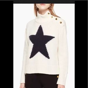 kate spade new york star turtleneck sweater